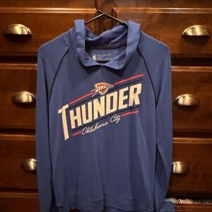 NBA Oklahoma City Thunder Blue Long Sleeve with Hood